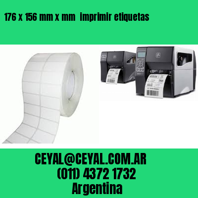 176 x 156 mm x mm  imprimir etiquetas