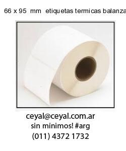 66 x 95  mm  etiquetas termicas balanzas