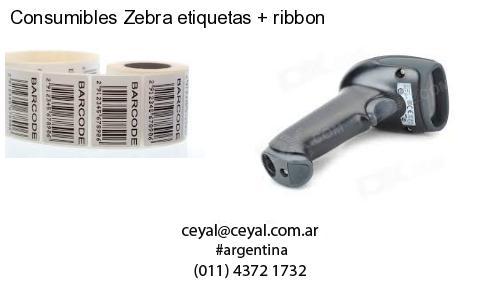 Consumibles Zebra etiquetas   ribbon