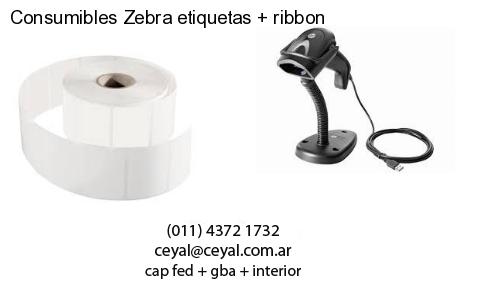 Consumibles Zebra etiquetas   ribbon