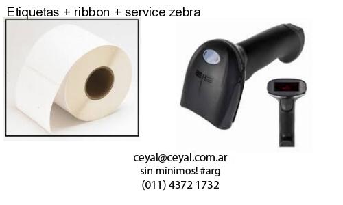 Etiquetas   ribbon   service zebra