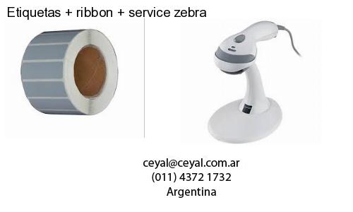 Etiquetas   ribbon   service zebra