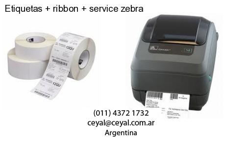 Etiquetas   ribbon   service zebra