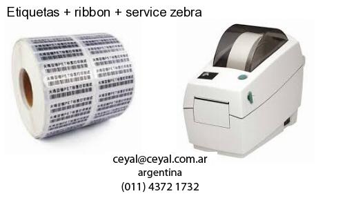 Etiquetas   ribbon   service zebra