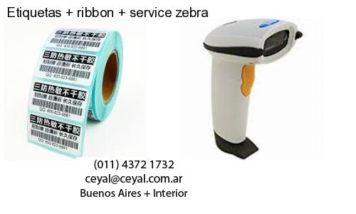 Etiquetas   ribbon   service zebra