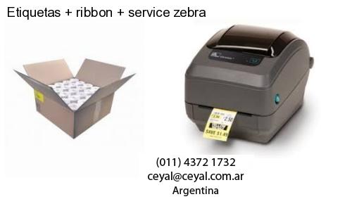 Etiquetas   ribbon   service zebra