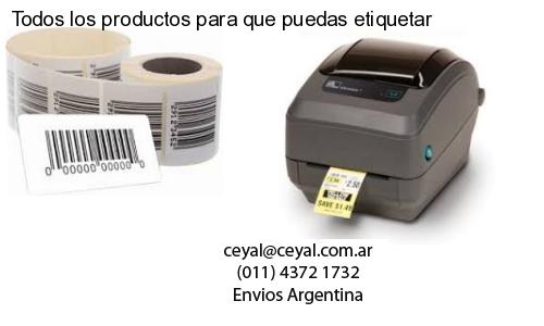 Todos los productos para que puedas etiquetar