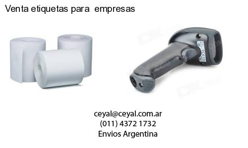 Venta etiquetas para  empresas