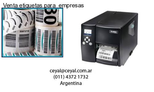 Venta etiquetas para  empresas