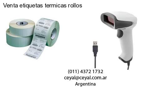 Venta etiquetas termicas rollos