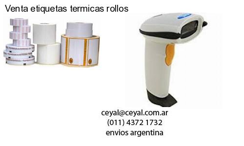 Venta etiquetas termicas rollos