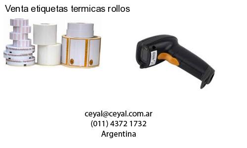 Venta etiquetas termicas rollos