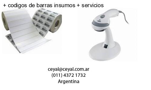   codigos de barras insumos   servicios