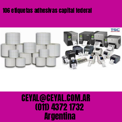 106 etiquetas adhesivas capital federal