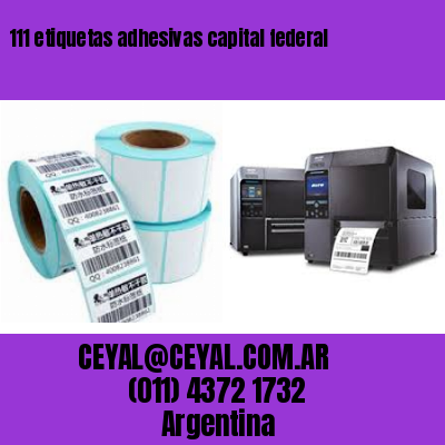 111 etiquetas adhesivas capital federal