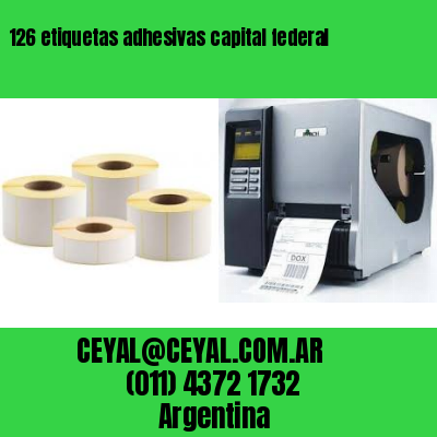 126 etiquetas adhesivas capital federal