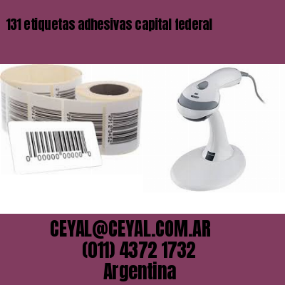131 etiquetas adhesivas capital federal