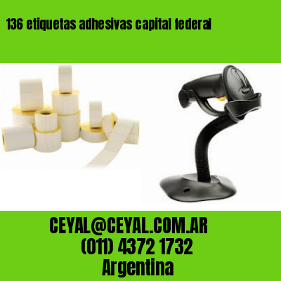 136 etiquetas adhesivas capital federal