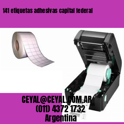 141 etiquetas adhesivas capital federal