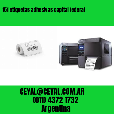 151 etiquetas adhesivas capital federal
