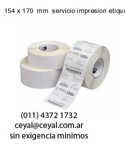 154 x 170  mm  servicio impresion etiquetas termicas