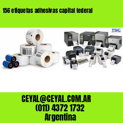 156 etiquetas adhesivas capital federal