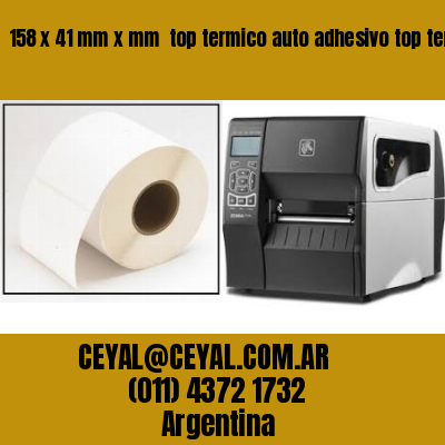 158 x 41 mm x mm  top termico auto adhesivo top termico adesivo