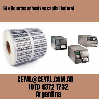 161 etiquetas adhesivas capital federal