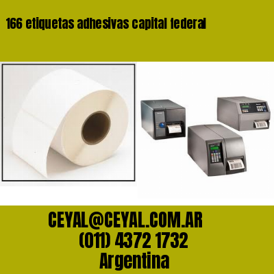 166 etiquetas adhesivas capital federal