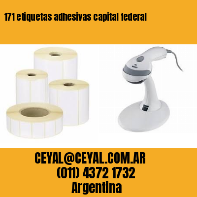 171 etiquetas adhesivas capital federal