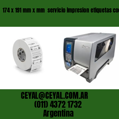 174 x 191 mm x mm  servicio impresion etiquetas codigos