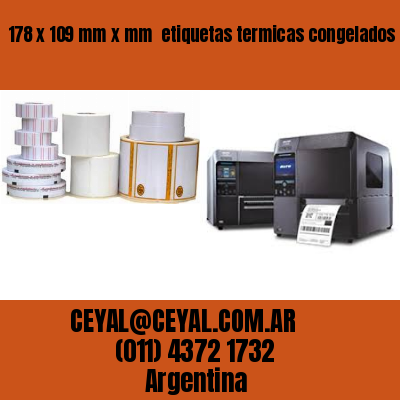178 x 109 mm x mm  etiquetas termicas congelados