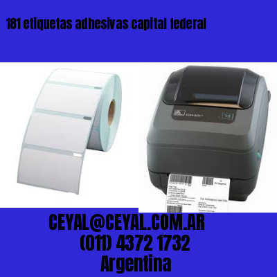 181 etiquetas adhesivas capital federal