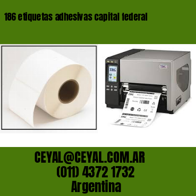 186 etiquetas adhesivas capital federal