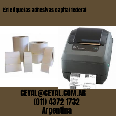 191 etiquetas adhesivas capital federal