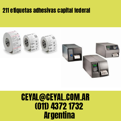 211 etiquetas adhesivas capital federal