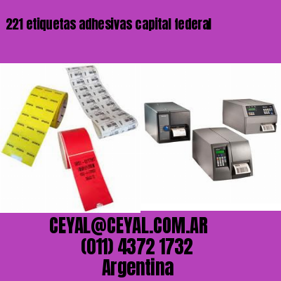 221 etiquetas adhesivas capital federal