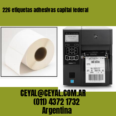 226 etiquetas adhesivas capital federal