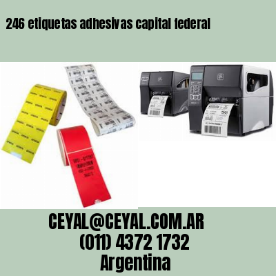 246 etiquetas adhesivas capital federal