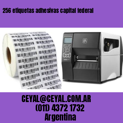 256 etiquetas adhesivas capital federal