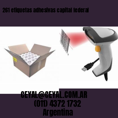 261 etiquetas adhesivas capital federal