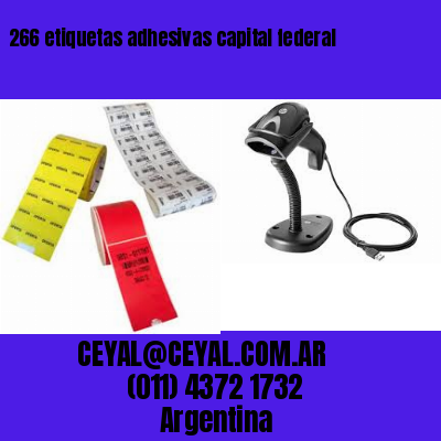 266 etiquetas adhesivas capital federal