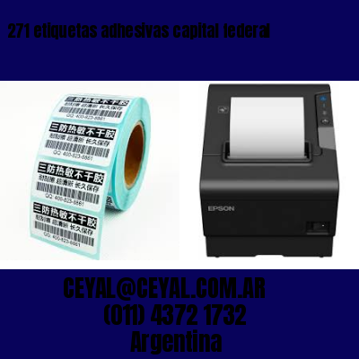 271 etiquetas adhesivas capital federal
