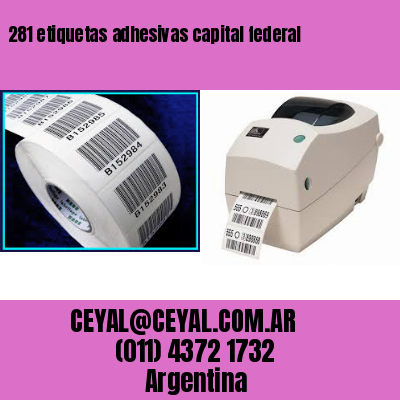 281 etiquetas adhesivas capital federal