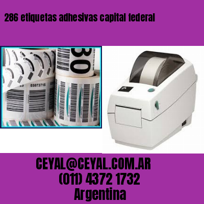 286 etiquetas adhesivas capital federal