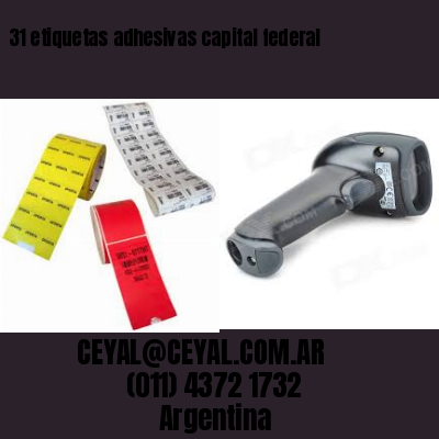 31 etiquetas adhesivas capital federal