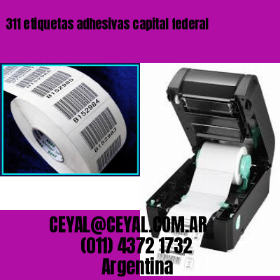 311 etiquetas adhesivas capital federal