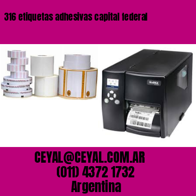 316 etiquetas adhesivas capital federal