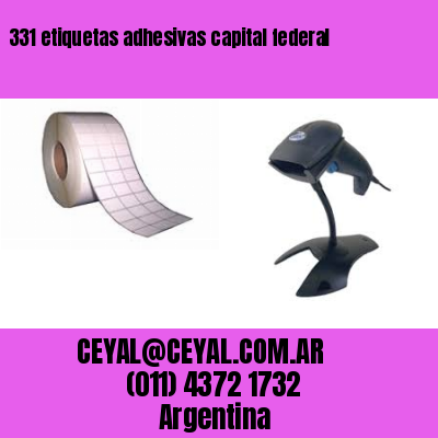 331 etiquetas adhesivas capital federal