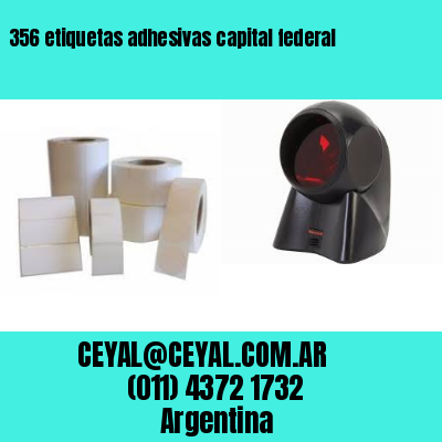 356 etiquetas adhesivas capital federal